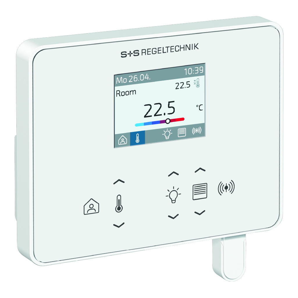 Rymaskon 1311C-RH-CO2-wModbus-BL (1 zonwering, 1 licht) Display, Room controller, Inbouw, wit 44024350_1.jpg