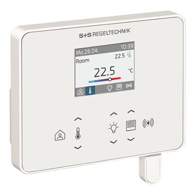 Rymaskon 1311C-RH-CO2-wModbus-BL (1 zonwering, 1 licht) Display, Room controller, Inbouw, wit 44024350_1.jpg