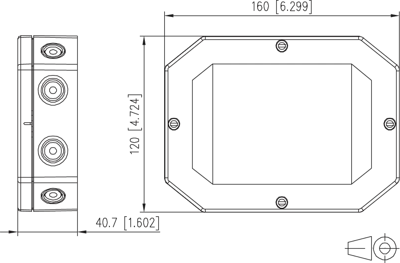 BMT-DIO4 2 - IP 65 230 V afmetingen.webp