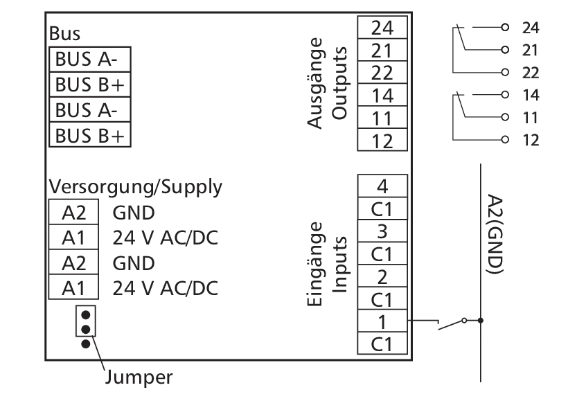 BMT-DIO4 2 - IP65 24 V Aansluitschema 1.webp