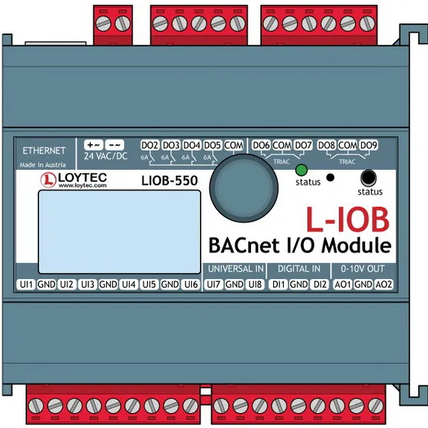 LIOB BIP I/O-modules BACnet/IP