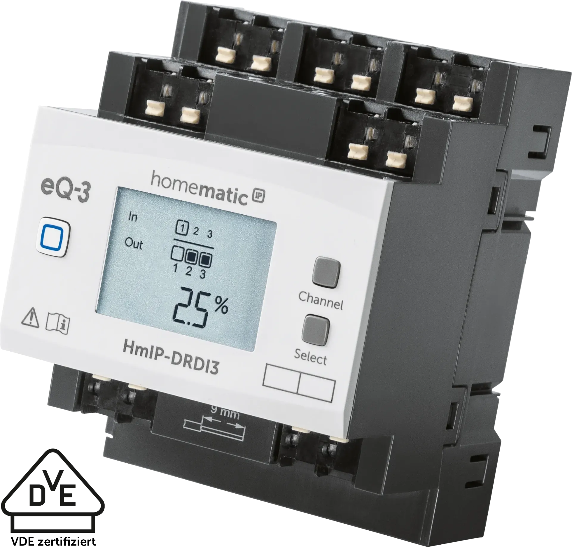 [63003140] Homematic IP Dimactor voor DIN-railmontage