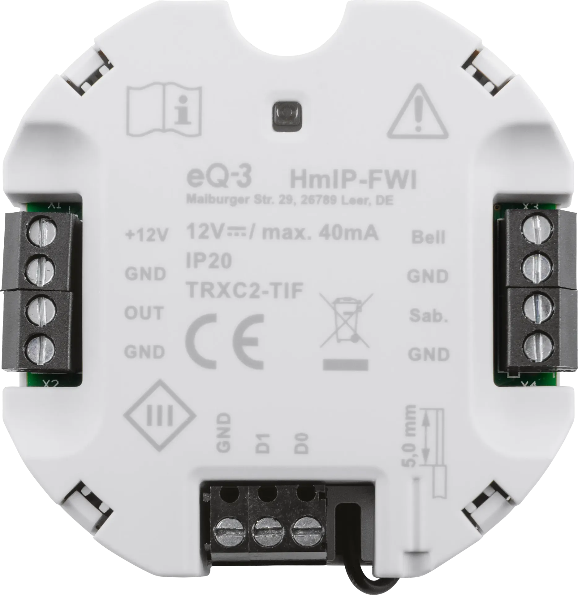 Homematic IP Wiegand interface