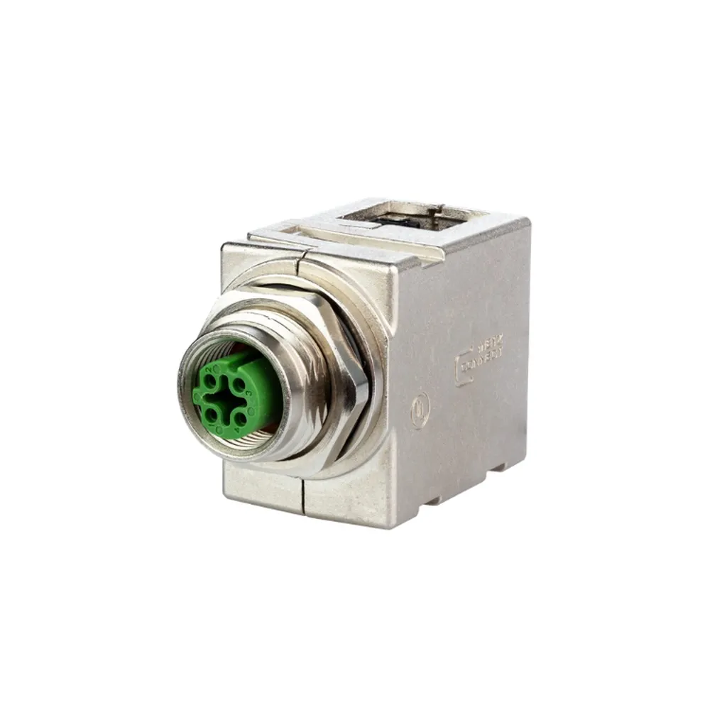 Doorvoeradapter M12-RJ45